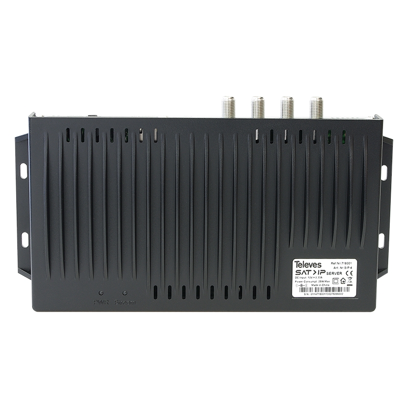 RECEIVERS / 718001 SATIP SERVER QUAD/QUATTR/UNICAB. 4USERS