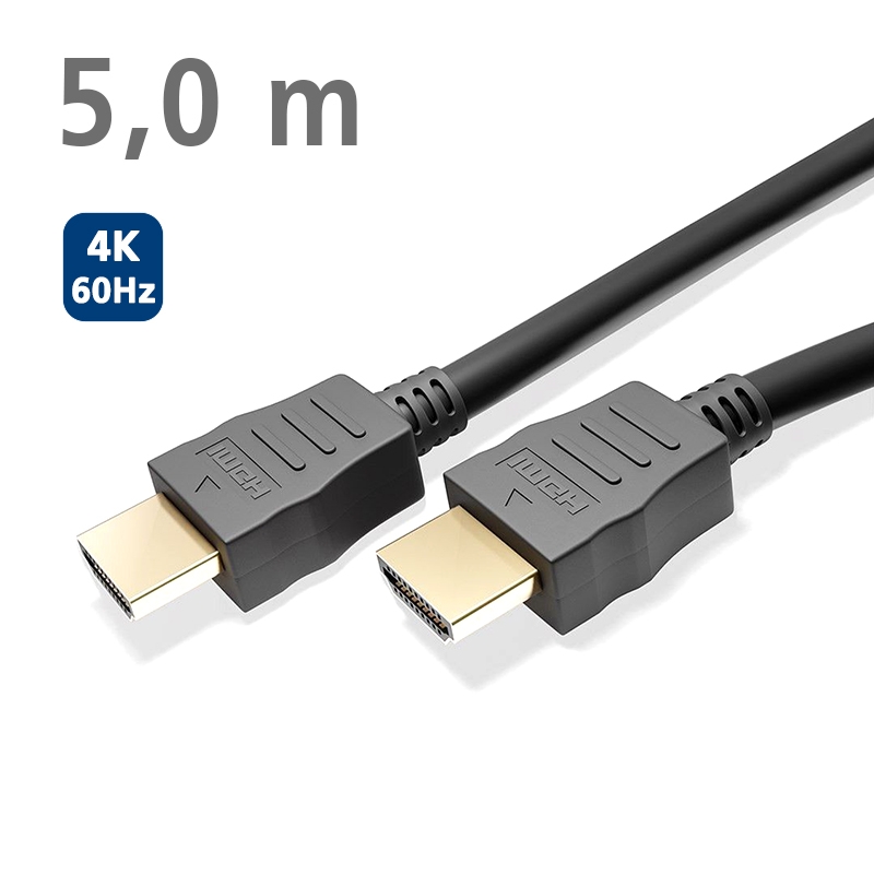 CABLES HDMI 61161 HDMI CABLE 4K ETHERNET 5.0m