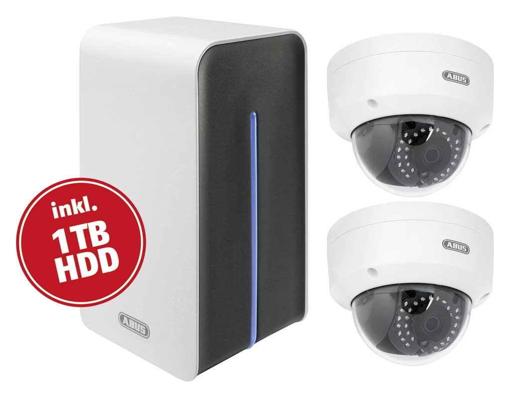 TVVR36521 NVR Wi-Fi KiT + 2 Outdoor Wi-Fi Dome Cameras 20-05-0005