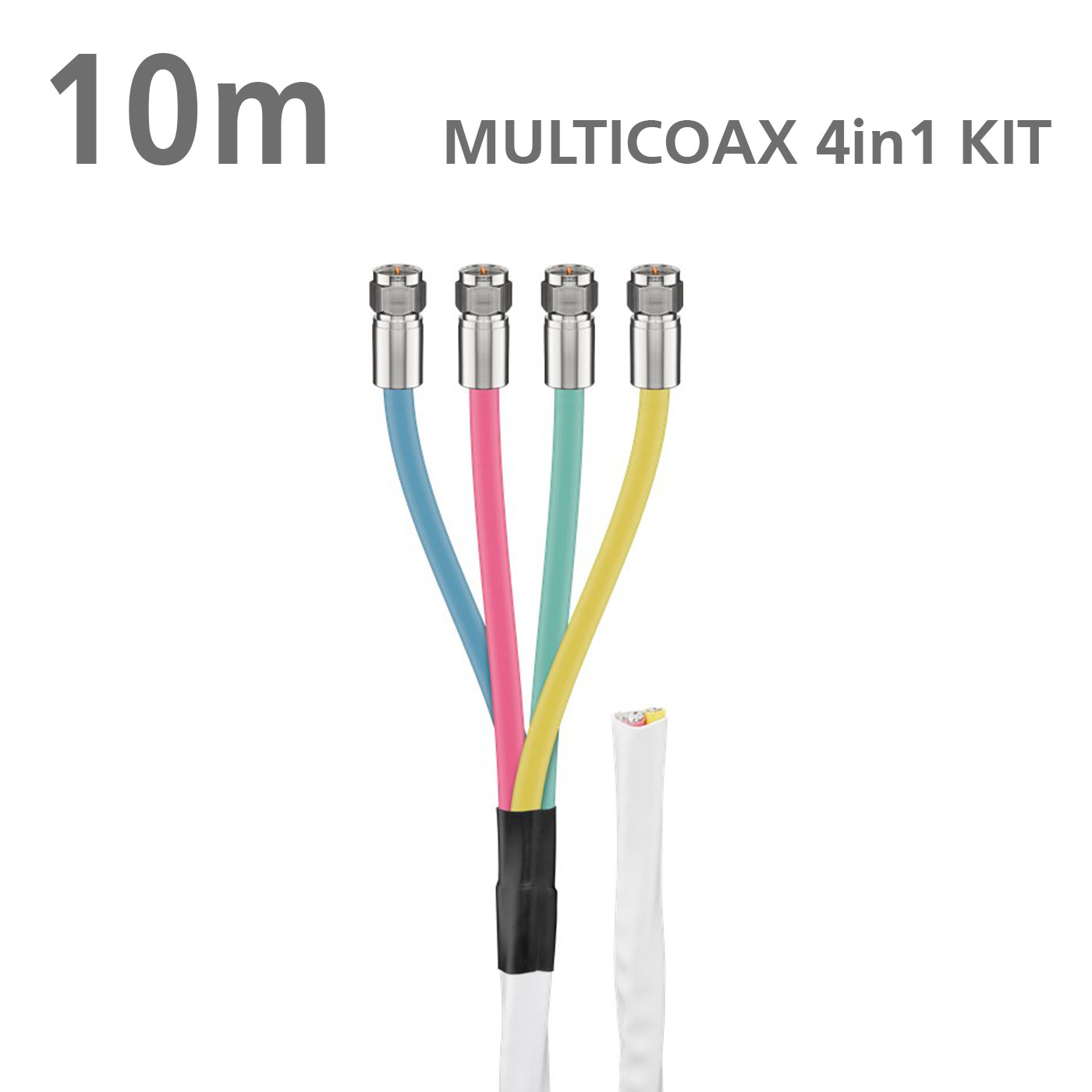 67330 ΚΑΛΩΔΙΟ MULTICOAX 4in1 KIT 10m 24-03-0211