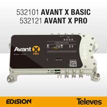 TELEVES AVANT-X Basic and Pro. A NEW EVOLUTIONARY STAGE with PROGRAMMABLE FILTERS and DIGITAL PROCESSING!
