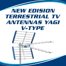 NEW V-type EDISION ANTENNAS. The YAGI V 13db 5G 21-48 and YAGI V 15db 5G 21-48!