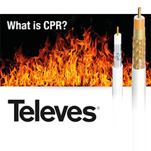 TELEVES CABLES COMPLIANT WITH CPR REGULATION
