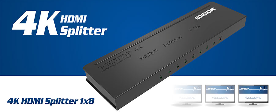 4K HDMI SPLITTER 1X8