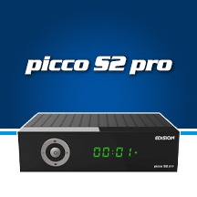 PICCO S2 pro. ΝΕΟΣ MULTISTREAM Full High Definition 1080p Δορυφορικός δέκτης EDISION