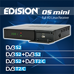 BRAND NEW and COMPLETE RANGE of EDISION COMBO LINUX RECEIVERS 