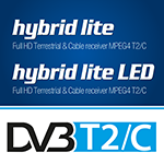 NEW DVB-T2/C RECEIVERS! THE EDISION hybrid lite & hybrid lite LED!