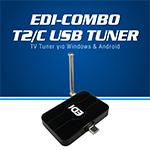 EDISION EDI-COMBO T2/C | Digital TV &  DVB radio on Windows PC/laptop & Android tablet-pc/smartphone!
